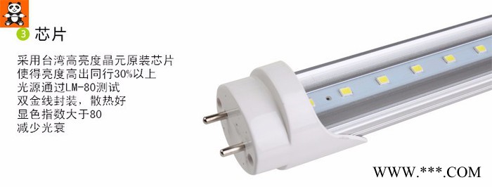 郑州停车场led感应灯管 熊猫T8A15图2