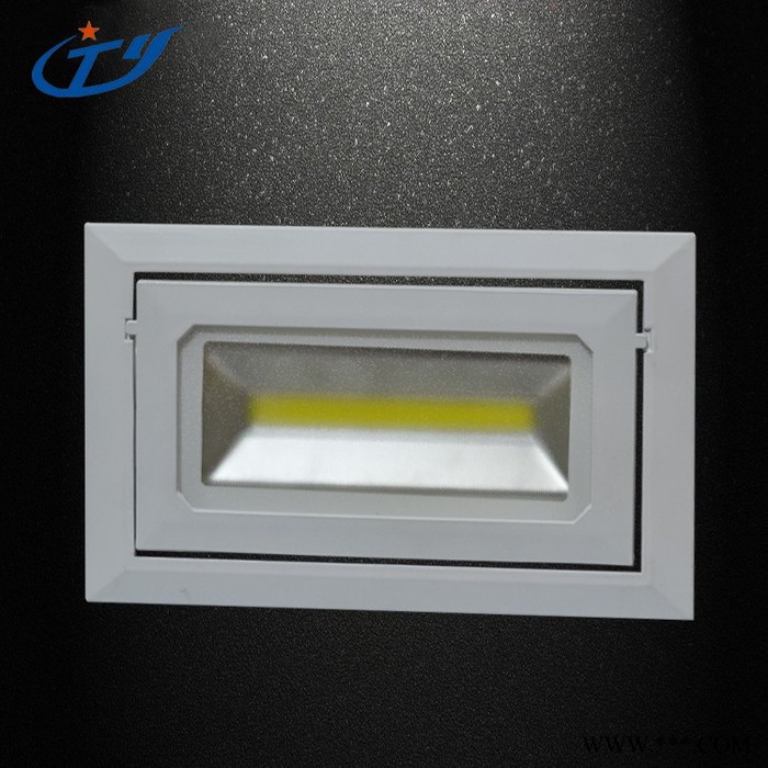 方形防水 COB旋转投光灯 LED告灯 户外灯 泛光灯 路灯40W图2