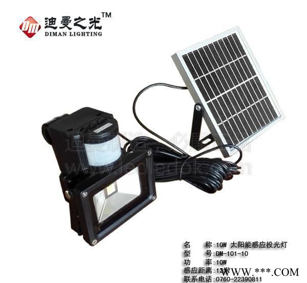 太阳能投光灯 太阳能感应投光灯图1
