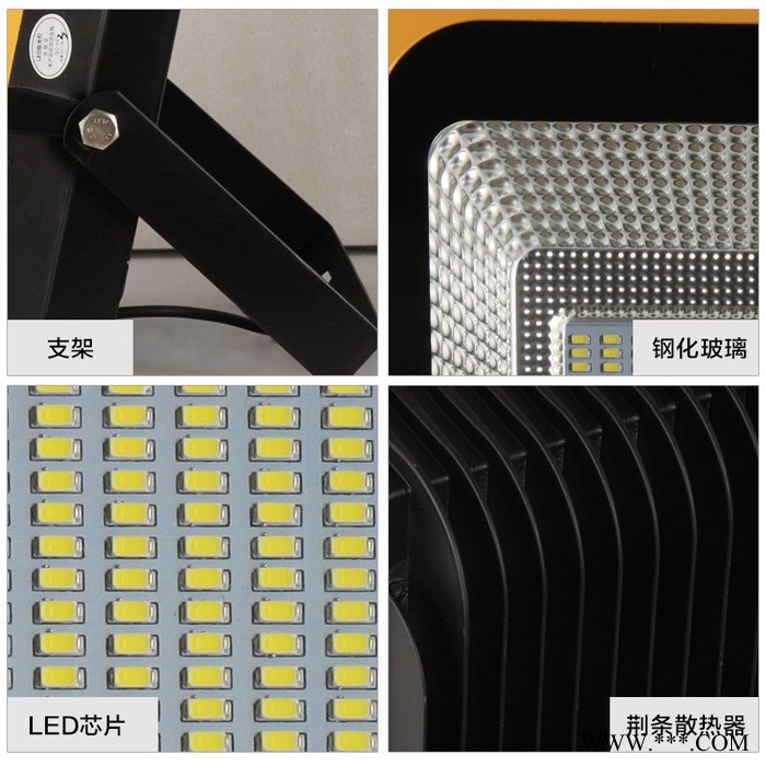 千与 LED投光灯大功率照明隧道广告牌泛光灯防水户外照明投射聚光灯具图2