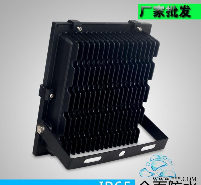 LED黑金刚投光灯50W户外防水门头投射厂房天棚照明广告泛光灯图3