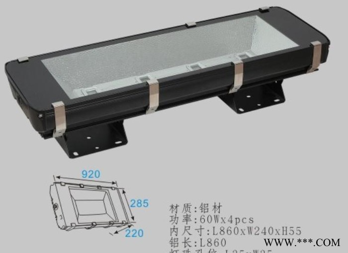 直销双头led投光灯140w led投光灯 led泛光灯 led景观灯 户外图1