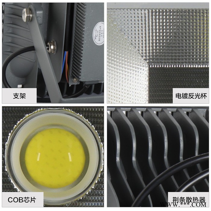 千与QY-JZ LED投光灯LED投光灯工地隧道广告牌泛光灯防水户外照明投射聚光灯具图1