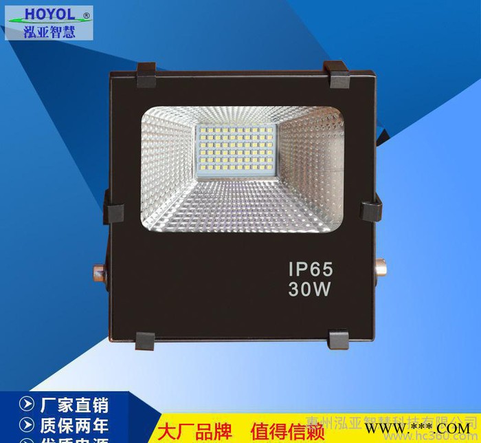 LED投光灯直销高质量户外防水投光灯30W 高亮贴片LED泛光灯图1