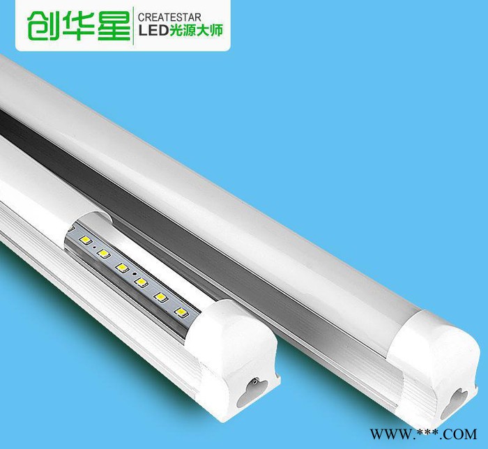 直销LED灯管T5/T8一体化LED日光灯管 T8全套支架光管1.2米图3