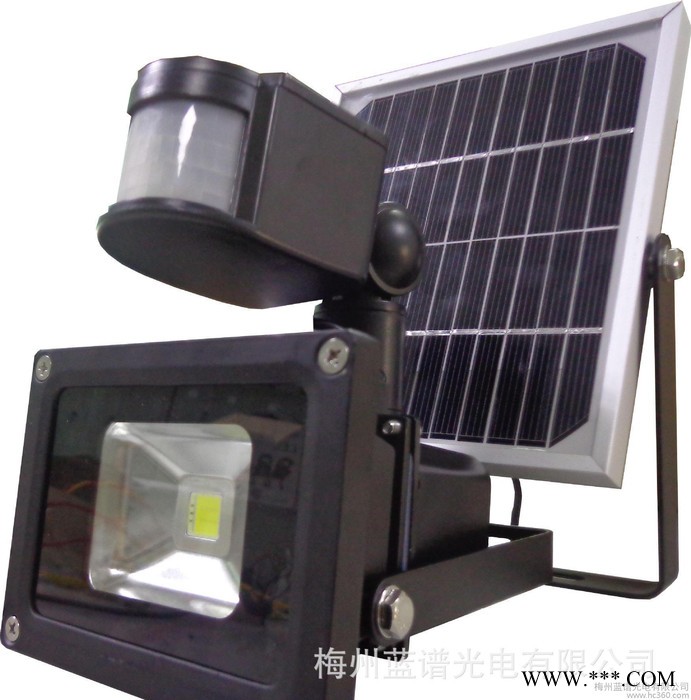 LED感应投光灯红外人体感应式户外投光灯防水庭院灯LED感应投光灯图2