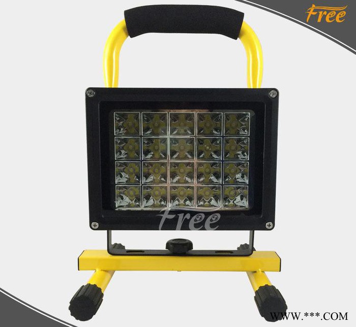新品20w led充电投光灯便携式应急泛光灯 led户外灯图2