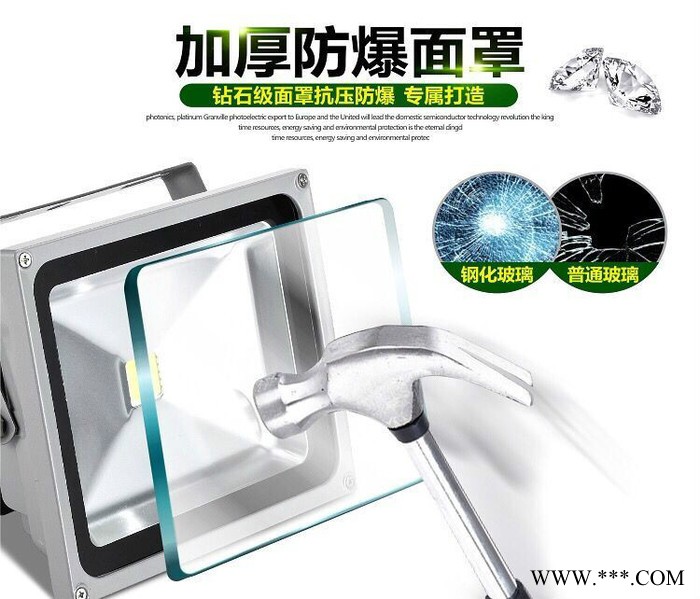 亿元照明LED投光灯LED泛光灯户外亮化灯具50W图4