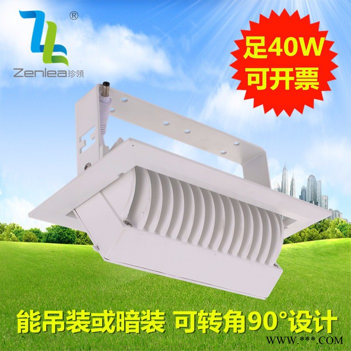 Zenlea珍领ZL-FL1040-A LED 投光灯新款室内可旋转投光灯20W/30W/40W图4