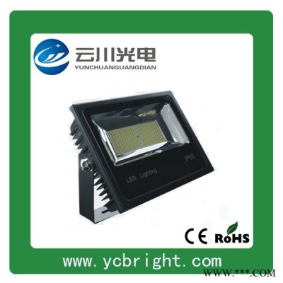 云川WZ-TG-PW15005投光灯新款150W立柱装暖白宽电压户外防水LED投光灯