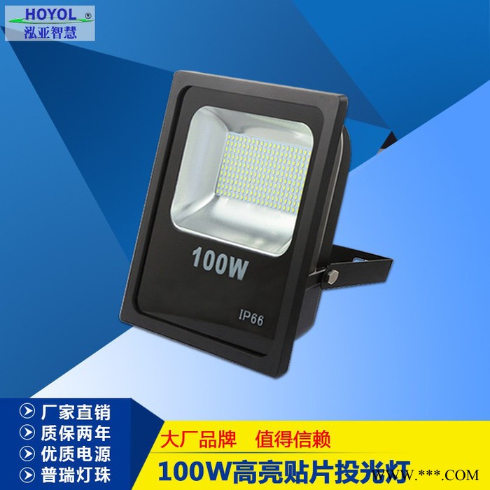 深圳**100w白光 投光灯 投射灯 泛光灯图1