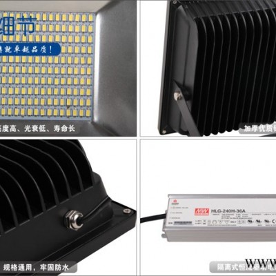 LED投光灯室外照明庭院探照灯广告工厂泛光灯射灯户外防水超亮大功率