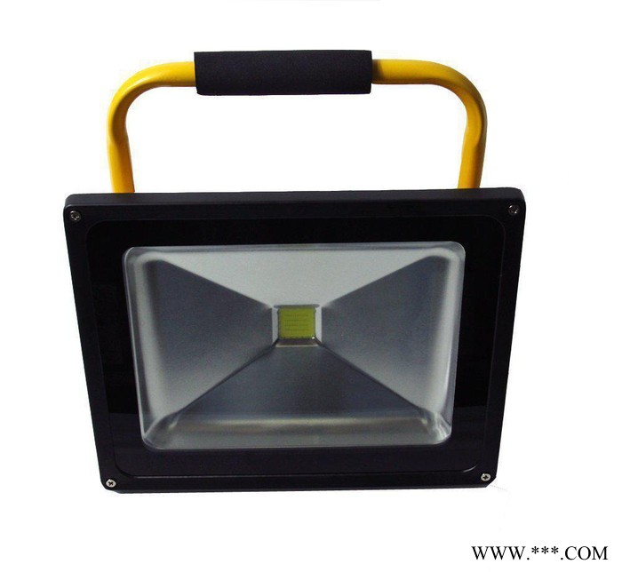 30W led便携式投射/充电式应急灯 车载移动泛光灯手提支架投光灯图2