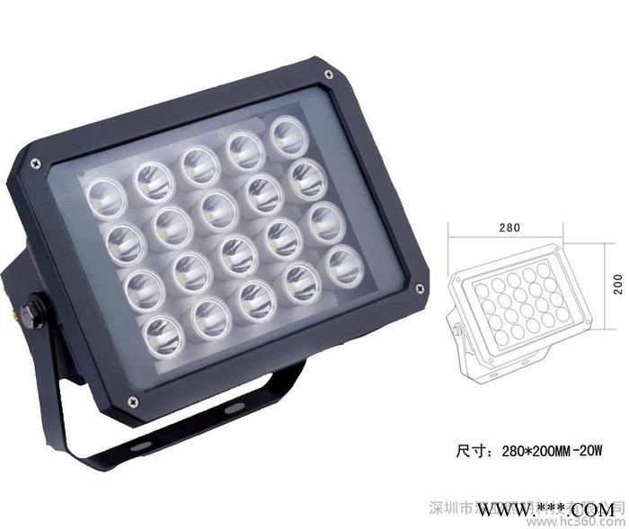 供应SY-KH-TGD02投光灯泛光灯LED灯具图3