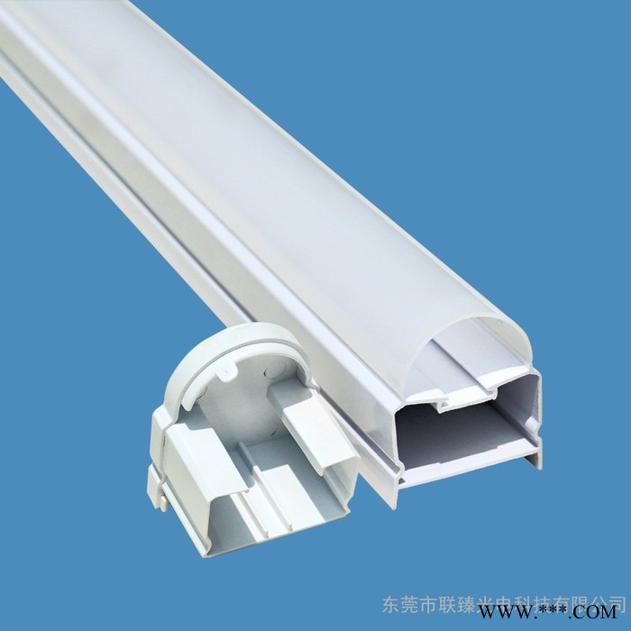 T8一体化灯管 一体化灯管支架 LED日光灯管外壳 塑胶管源头厂家图3