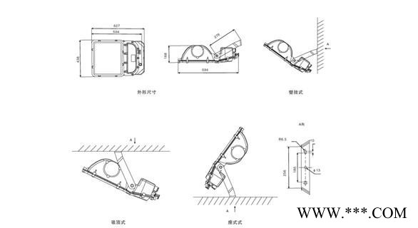 供应LED泛光灯 集成LED投光灯 80W大功率洗墙灯图1