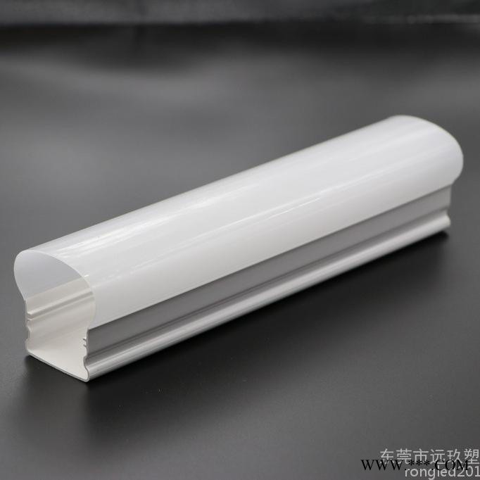 **无拉痕高透光率PC全塑双色管外壳 PC灯罩 LED灯管外壳配件图3