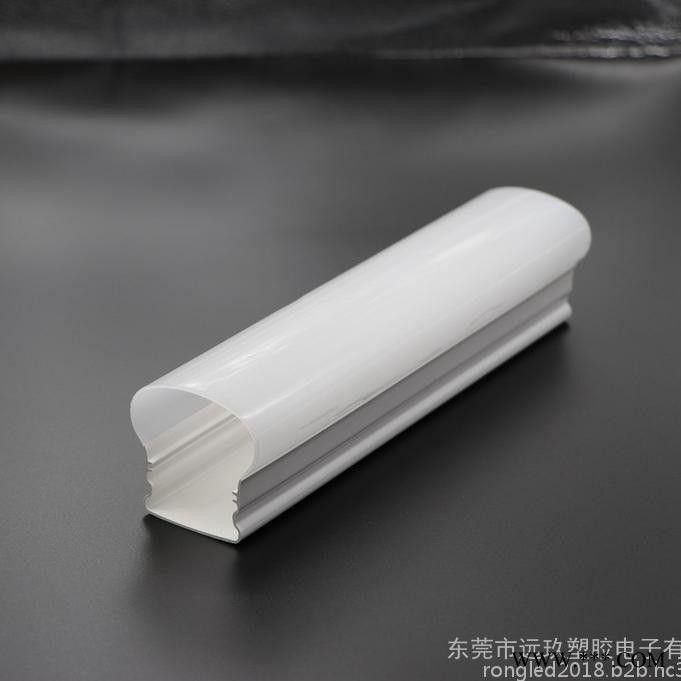 **无拉痕高透光率PC全塑双色管外壳 PC灯罩 LED灯管外壳配件图2