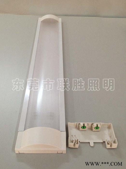 供应联胜LS-115PC LED灯管支架，带罩双管支架图2