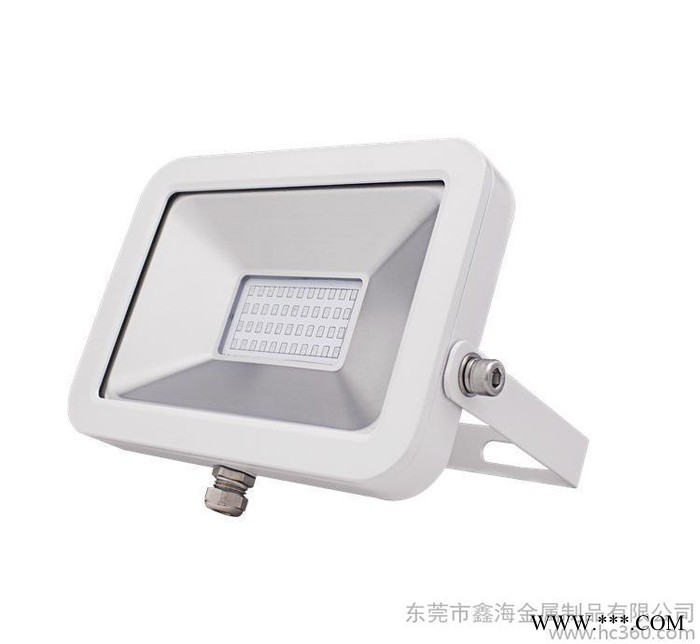 直销 20W超薄平板led泛光灯外壳 IP65白色防水投光灯图3