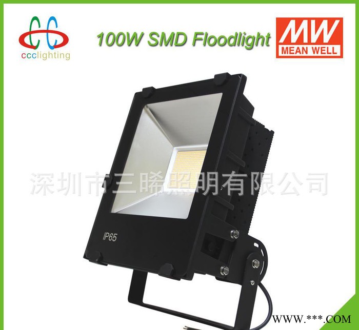 大功率LED泛光灯 100W UL认证 LED投光灯 广场灯户外灯 防水 IP65图3