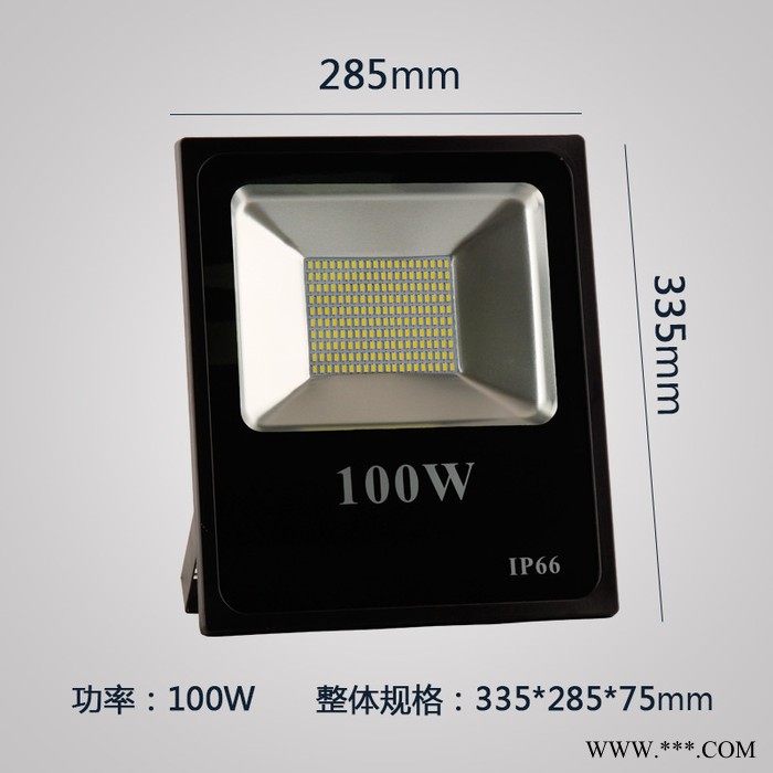 千与QY-CFT LED投光灯工地隧道广告牌泛光灯防水户外照明投射聚光灯具图3