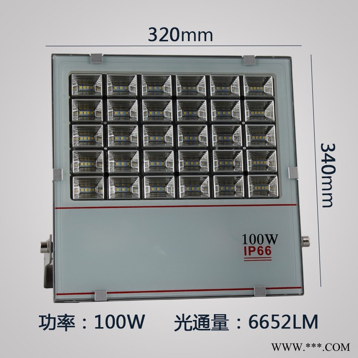千与QY-TSY LED聚光灯LED投光灯工地隧道广告牌泛光灯防水户外照明投射聚光灯具图2