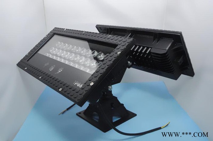 48W72W100W150W单颗带底座 RGB LED投光灯led泛光灯彩色变光图1