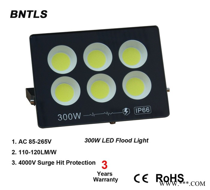 LED 球场灯 广场灯 投光灯泛光灯投射灯 300瓦220V防水等级IP65图5