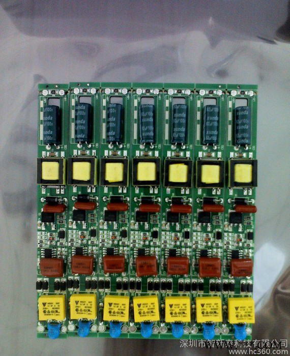 LED灯管电源非隔离24串120mA PFC0.97效率90%超薄灯管电源仅8mm图2