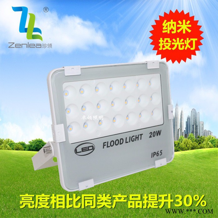 Zenlea珍领ZL-FL20-G 20w  绿化景观灯 LED纳米投光灯图1