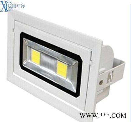 LED筒灯30W可旋转投光灯外壳 可调角度泛光灯方形筒灯20图2