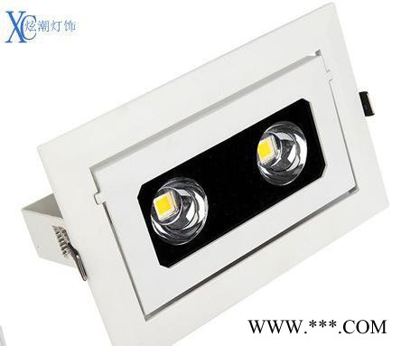 LED筒灯30W可旋转投光灯外壳 可调角度泛光灯方形筒灯20图1