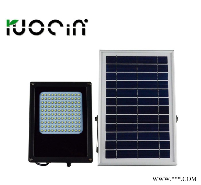 若盛 新款15w LED超亮太阳能泛光灯 户外花园庭院灯 光控太阳能灯图3