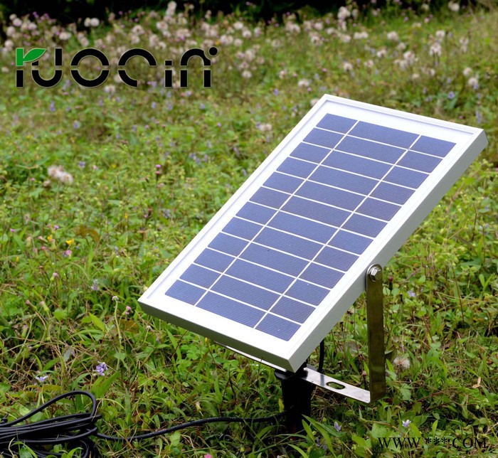 若盛 新款15w LED超亮太阳能泛光灯 户外花园庭院灯 光控太阳能灯图1