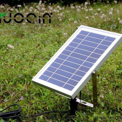 若盛 新款15w LED超亮太阳能泛光灯 户外花园庭院灯 光控太阳能灯
