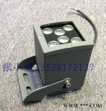 方形6W白光渐变LED投光灯聚光外墙照明灯图2