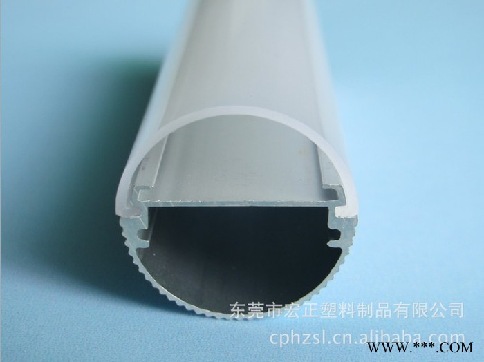供应LED日光灯管V0T8PC灯罩,T8塑料PC外壳V0,透明乳白灯罩图2