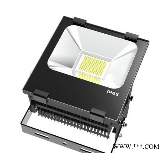 新款led投光灯100w 鳍片led泛光灯 led户外广告灯 新款鳍片LED灯图3