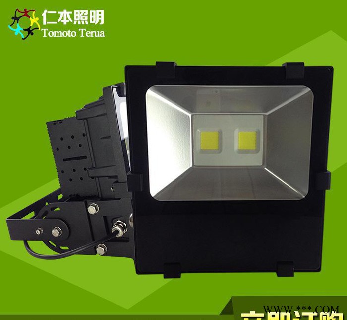 直销 LED投光灯 泛光灯B款鳍片超频三二代投光灯 欢迎订购图1