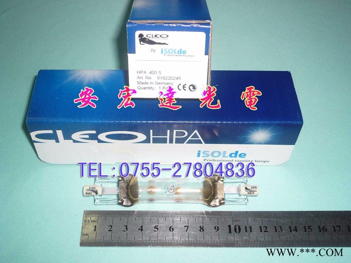 飞利浦PHILIPS HPA 400S UV晒版曝光固化灯管 400W探伤灯管 日光浴灯  晒版灯图4