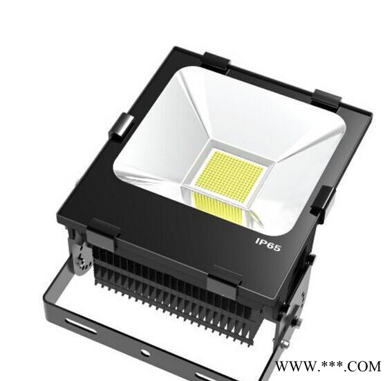 新款led投光灯150w 鳍片led泛光灯 led户外广告灯 新款鳍片LED灯图1