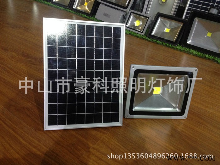 豪科HK-FGD-10W投射灯 10W光伏太阳能投光灯 10W太阳能光控投光灯 太阳能招牌灯质保10年图3