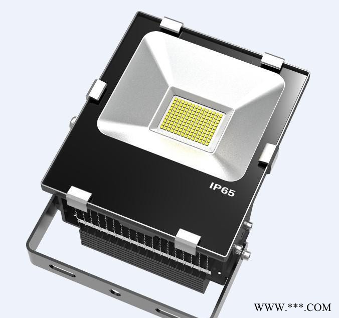 新款led投光灯70w 鳍片led泛光灯 led户外广告灯 新款鳍片LED灯图1