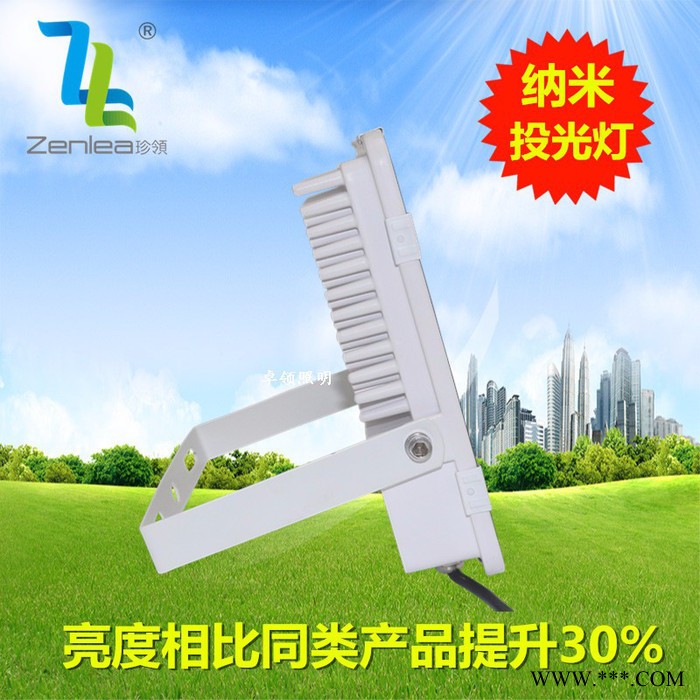 Zenlea珍领ZL-FL50-G 纳米投射器泛光灯 3030 防水广告招牌灯 50W球场led纳米投光灯图5