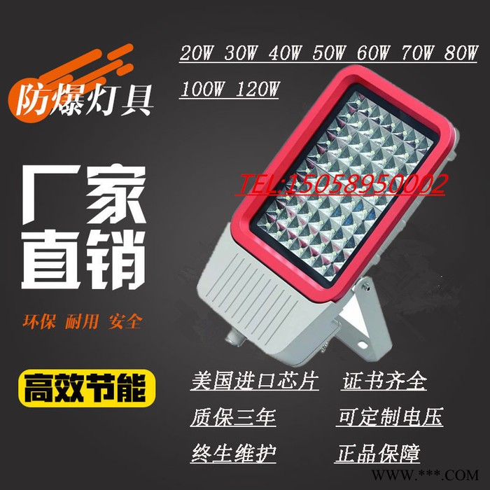 弘安防爆BZD188-03系列防爆免维护LED泛光灯(IIC)40W-250W质美价廉高效节能灯图2