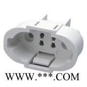 美规UL认证GX-10Q节能灯座4针G10Q-1-2-3-4荧光灯底座PLC双U灯管座老化座四插针插拨管灯头座环保SGS图1