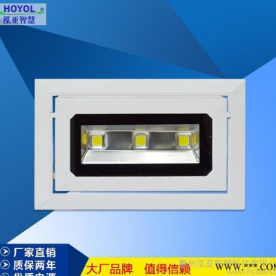 直销LED投光灯40W 客厅吊顶走廊泛光灯 可调角度天花灯