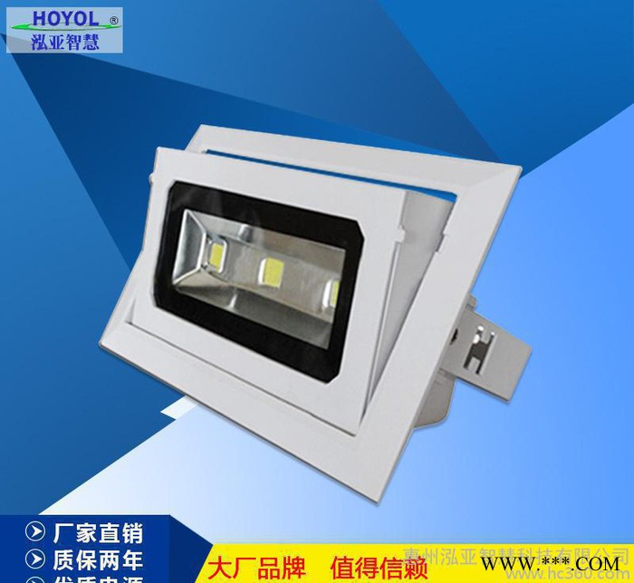 直销LED投光灯40W 客厅吊顶走廊泛光灯 可调角度天花灯图2