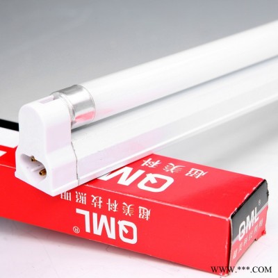QML超美照明 T5佛山灯管日光灯全套灯具白色支架灯带灯脚28W 特